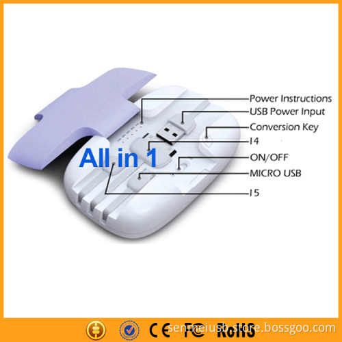 all in 1 multifunction 4000mah mini power bank